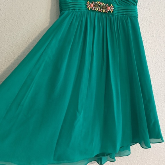 BCBGMAXAZRIA Silk Mini Babydoll Dress - Picture 4 of 9